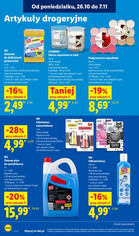 Lidl - gazetka promocyjna Oferta od czwartku od czwartku 29.10 do soboty 31.10 - strona 106
