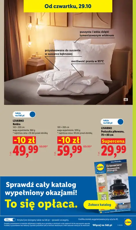 Lidl - gazetka promocyjna Oferta od czwartku od czwartku 29.10 do soboty 31.10 - strona 45
