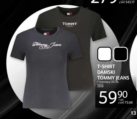 T-shirt damski Tommy Jeans promocja w Selgros