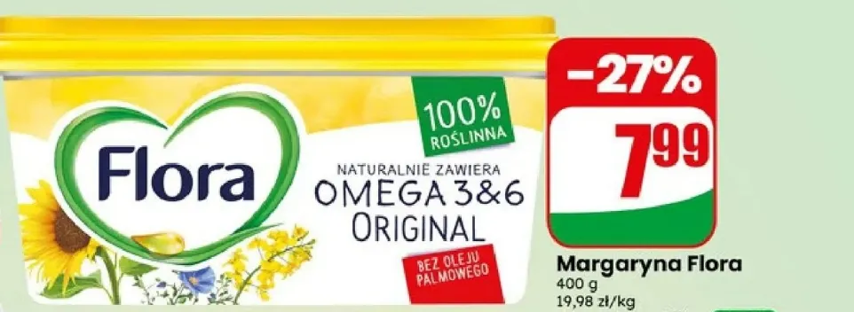 Margaryna Flora Original promocja w Dino