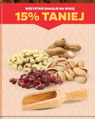 Bakalie na wagę promocja w Netto