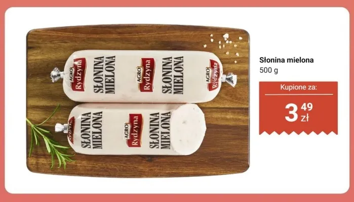 Słonina mielona Agro Rydzyna promocja w Dino