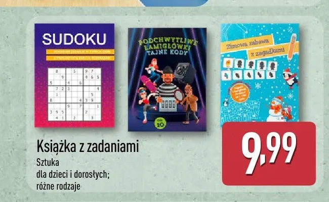 Książka z zadaniami promocja w Aldi