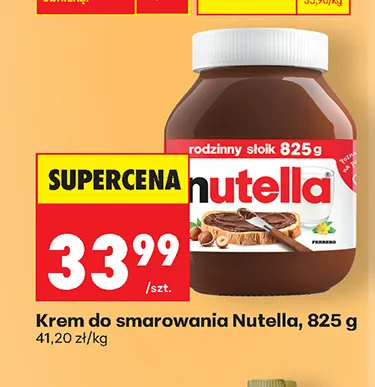 Krem do smarowania Nutella promocja w Biedronka