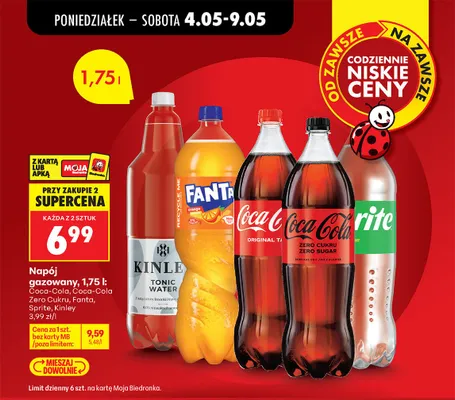 Napój gazowany Coca-Cola promocja w Biedronka