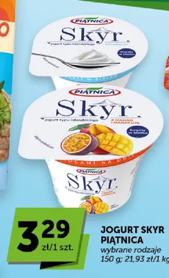 Jogurt Skyr z mango i marakują Piątnica promocja w Groszek