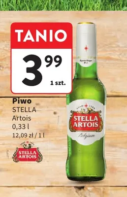Piwo Stella Artois promocja w Intermarche