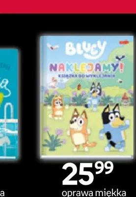 Książka Bluey Naklejamy! promocja w Empik