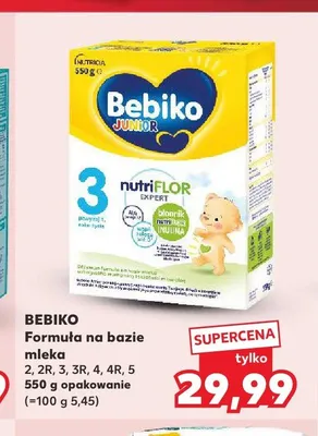 Formuła na bazie mleka Bebiko Junior 3 promocja w Kaufland