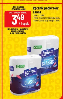 Ręcznik papierowy Lanna Classic promocja w POLOmarket