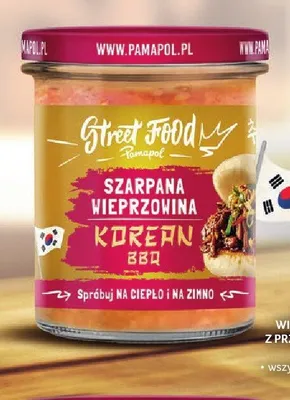 Szarpana wieprzowina Pamapol Street Food Korean BBQ promocja w Selgros