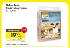 Trociny dla gryzoni Nature Land promocja w Super Zoo