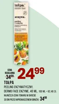Peeling enzymatyczny Tołpa Dermo Face Enzyme promocja w Drogerie Natura