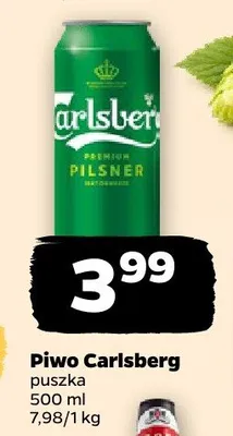 Piwo Carlsberg Premium Pilsner promocja w Netto