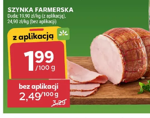 Szynka farmerska Duda promocja w Stokrotka