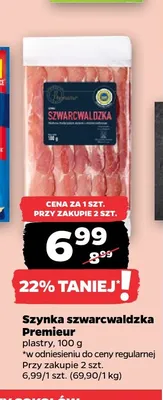 Szynka szwarcwaldzka Premieur promocja w Netto