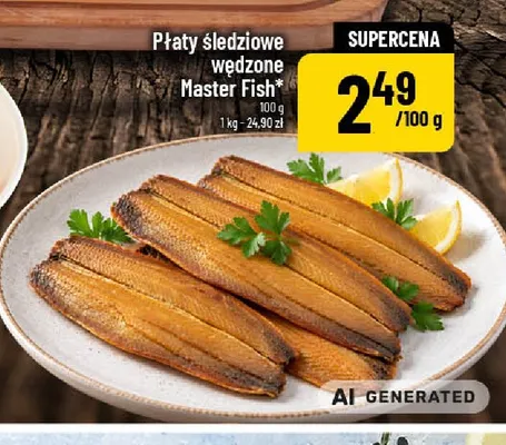 Płaty śledziowe wędzone Master Fish promocja w POLOmarket