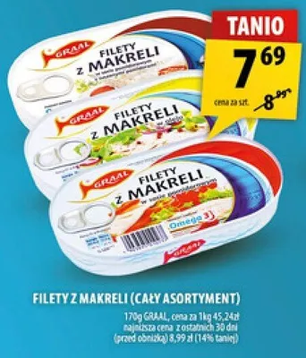 Filety z makreli promocja w Arhelan