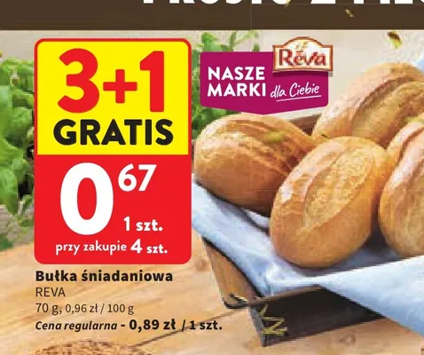 Bułka śniadaniowa Réva promocja w Intermarche