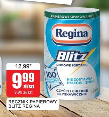 Ręcznik papierowy Blitz Regina promocja w Bingo