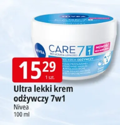 Ultra lekki krem odżywczy 7w1 Nivea Care promocja w Leclerc