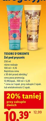 Żel pod prysznic, różne rodzaje promocja w Lidl