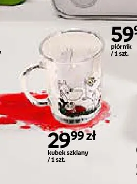 Kubek szklany Moomin promocja w Empik
