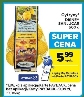 Cytryny Ryneczek lidla promocja w Carrefour Express