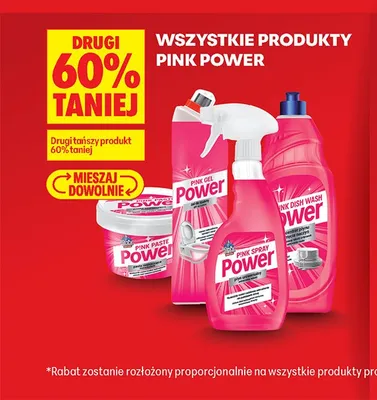 Płyn uniwersalny Pink Power promocja w Biedronka