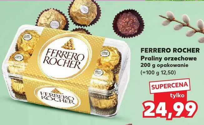 Praliny orzechowe Ferrero Rocher promocja w Kaufland