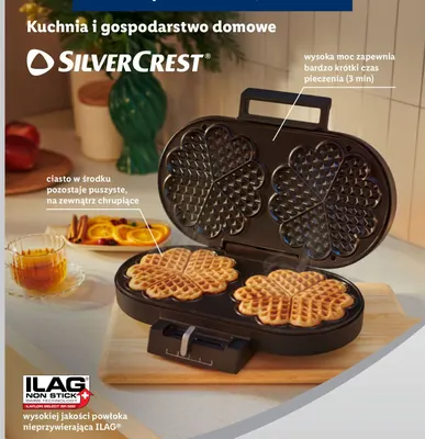 Gofrownica podwójna Silvercrest promocja w Lidl