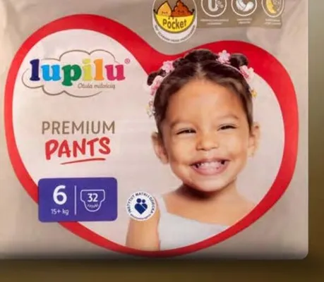 Pieluchomajtki Lupilu Premium Pants 6 promocja w Lidl