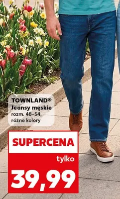 Jeansy męskie rozm. 48-54, różne kolory promocja w Kaufland