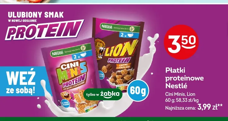Płatki proteinowe Cini Minis Nestlé promocja w Żabka