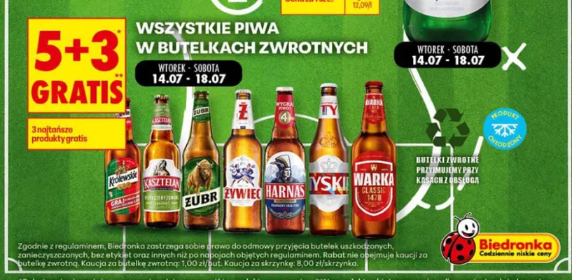 Piwo Tyskie klasyczne promocja w Biedronka