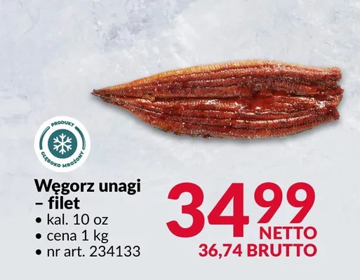 Węgorz unagi - filet promocja w Makro