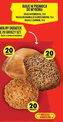 Bułka z ziarnem promocja w Biedronka