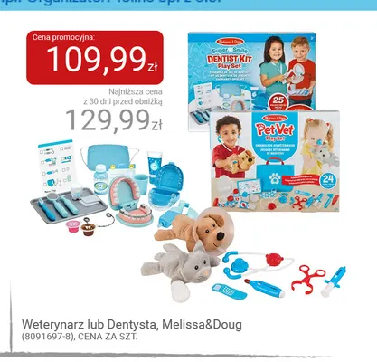 Dentysta Melissa & Doug promocja w Smyk