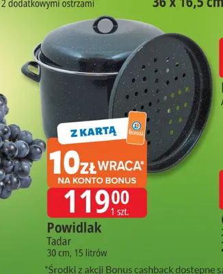 Powidlak Tadar 30 cm promocja w Leclerc