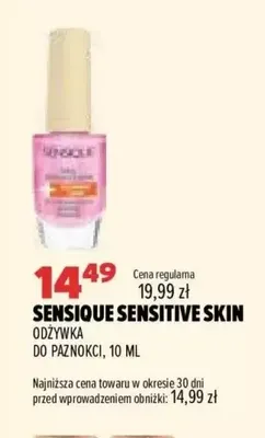 Odżywka do paznokci Sensique Sensitive Skin promocja w Drogerie Natura