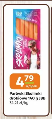 Parówki Skolimki drobiowe JBB promocja w Gama