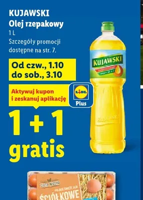 Olej rzepakowy Kujawski promocja w Lidl