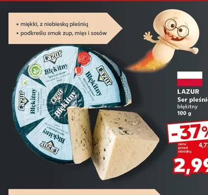 Ser pleśniowy błękitny Lazur promocja w Kaufland