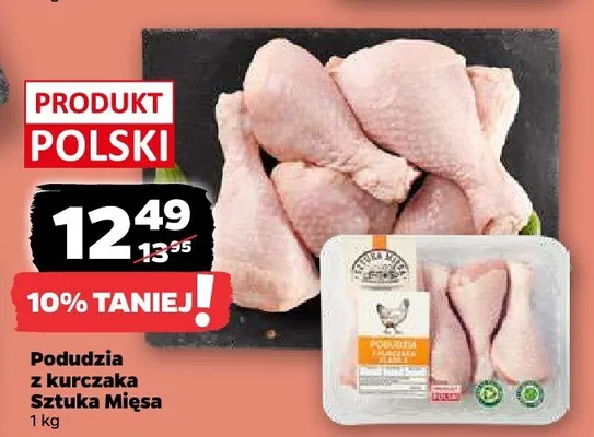 Podudzia z kurczaka Sztuka Mięsa promocja w Netto