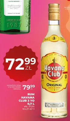 Rum Havana Club 3 YO promocja w Duży Ben