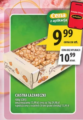 Ciastka Łazaneczki Sofio promocja w Arhelan
