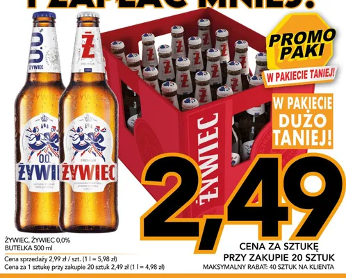 Piwo Żywiec Premium promocja w Kupiec