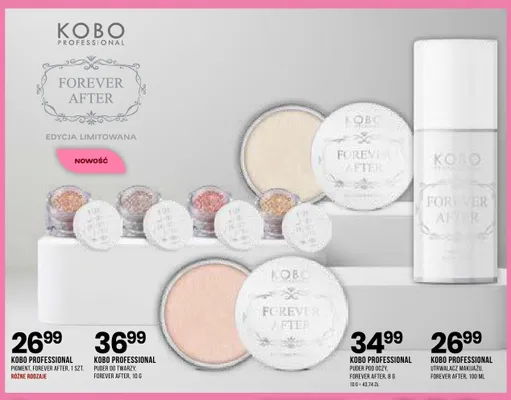 Puder do twarzy KOBO PROFESSIONAL Forever After promocja w Drogerie Natura