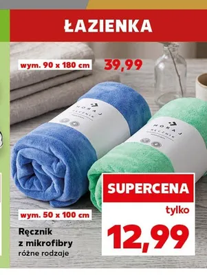 Ręcznik z mikrofibry Moraj 50x100 cm promocja w Kaufland