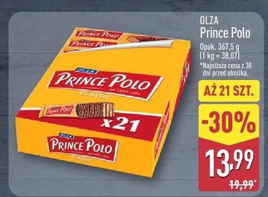Olza Prince Polo promocja w Aldi